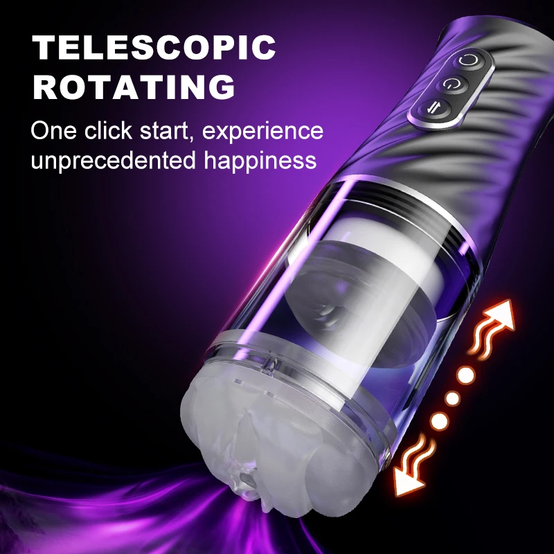 Powerful Base Sucker Electronic Handfree Male Masturbation Cup Real Sex Feel Sex Product for Men Made TPE High Quality Sex Toy
