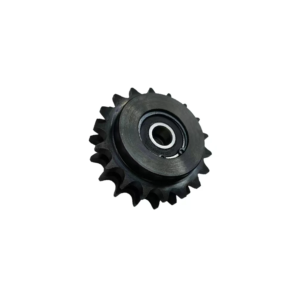 Industrial 06B 08B 10B 12B Double Row Roller Chain Idler Sprocket With Bearing