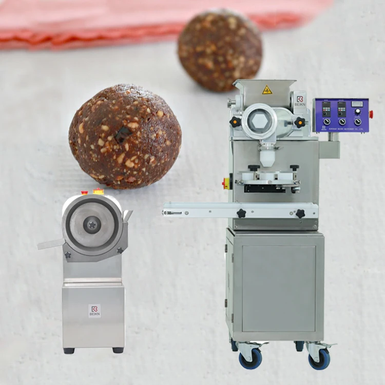 Chocolate Ball Making Machine Date Energy Balls Production Line Healthy Energy Bites Rounding Machine