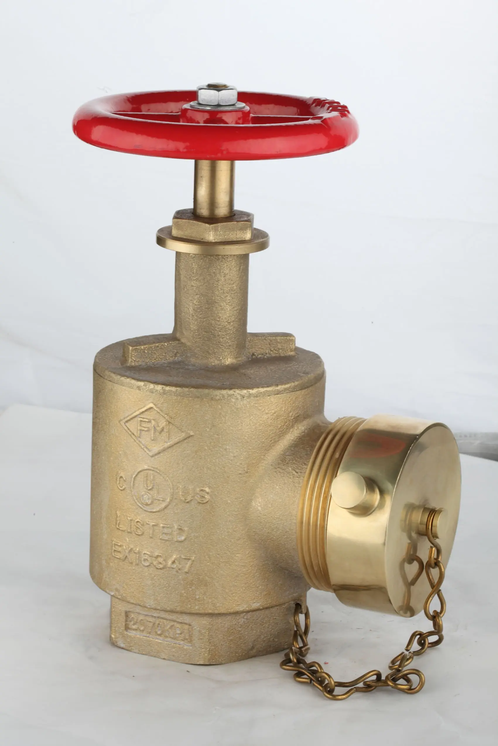 FM UL Angle Hose Valve details