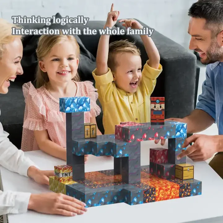 CAYI My World Block Dungeon Adventure Creative Diy 2.5cm Cubes Moc 3D Building Block Set Juguetes Educational Toys for kids