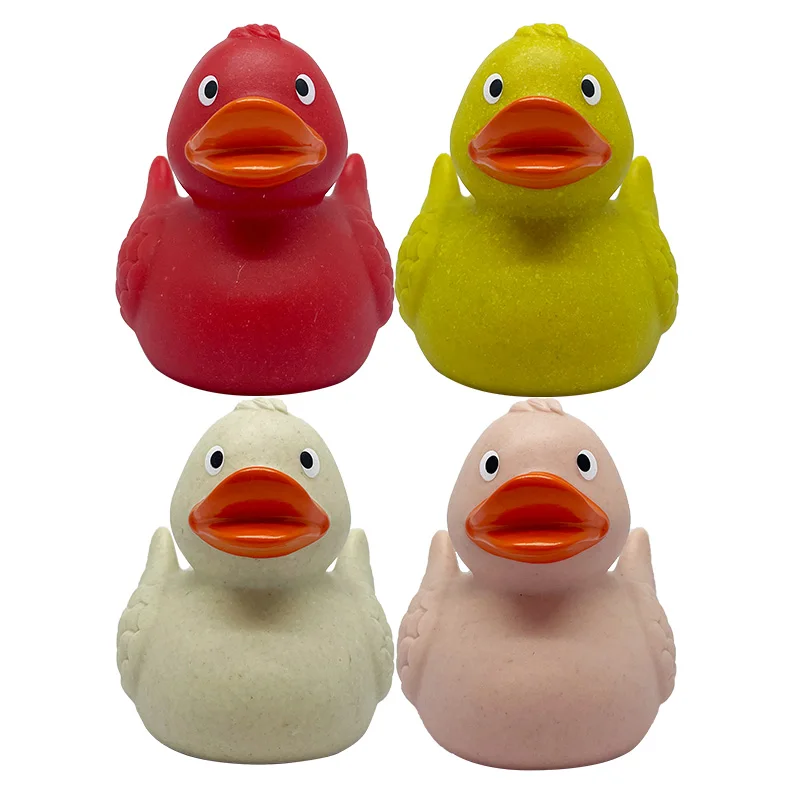 Environmentally Friendly and Biodegradable Wheat Straw 8 cm Rubber Duck