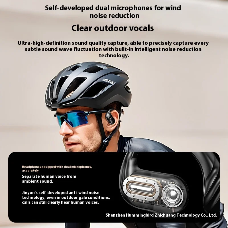 2025 New Private Model OWS Wireless for Bluetooth Ear-Hanging TWS Headset LED Digital Di aperçu 5