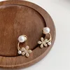 5 flower stud earrings