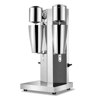 Commercial Stainless Steel Double Head Milk Shake Machine Drink Milk Mixer  560W