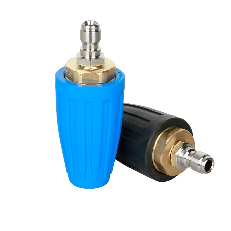 SPS فوهة توربو 3600 PSI مع قابس سريع 1/4 إنش، موزع مياه دوار بزاوية 360 درجة