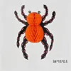 Araña de papel de nido de abeja naranja