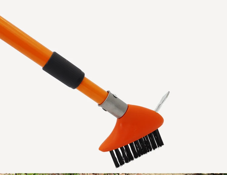 Garden Tool 3 In 1 Weeding Wire Brush With Telescopic Handle And Patio