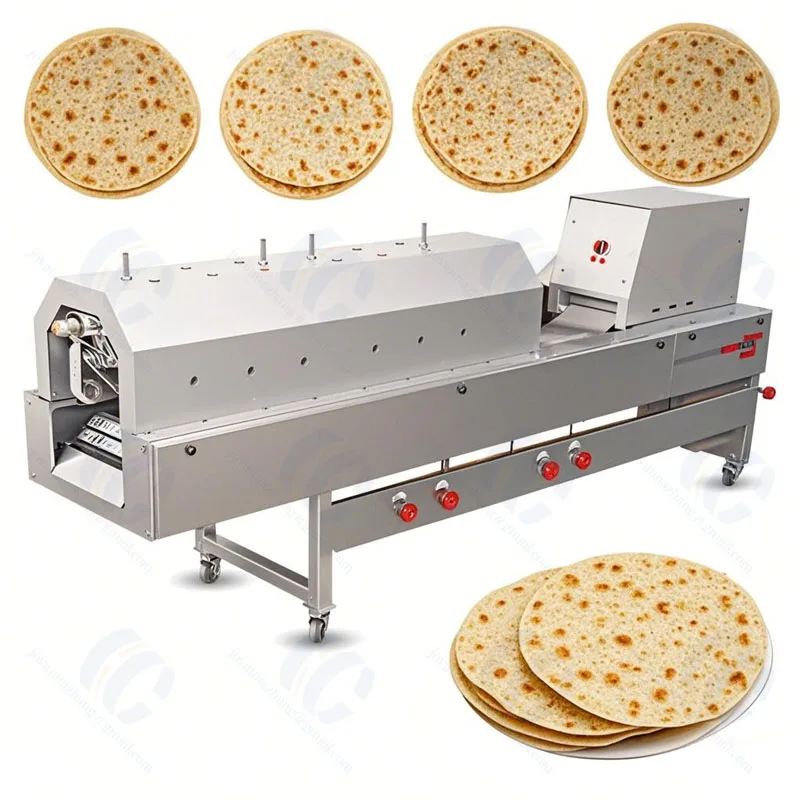 Fully Automatic Piadina Machine Corn Chapati Maker Tortilla Chapati Pita Paratha Making Machine