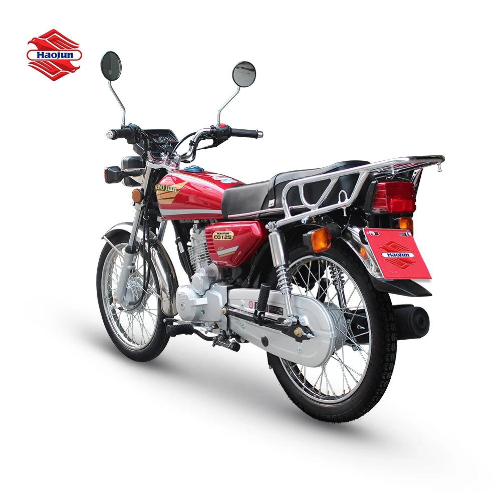Haojun CG 125cc Motosiklet - 80 km/h Hız, Kırmızı Renk, 110 KG Ağırlık