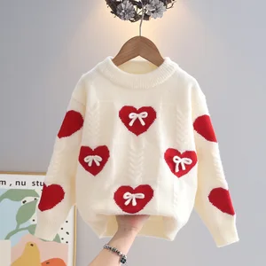 Children's Girls' Women's Middle-aged Western Style Warm-Keeping Autumn Winter 2026 Knitted Sweater