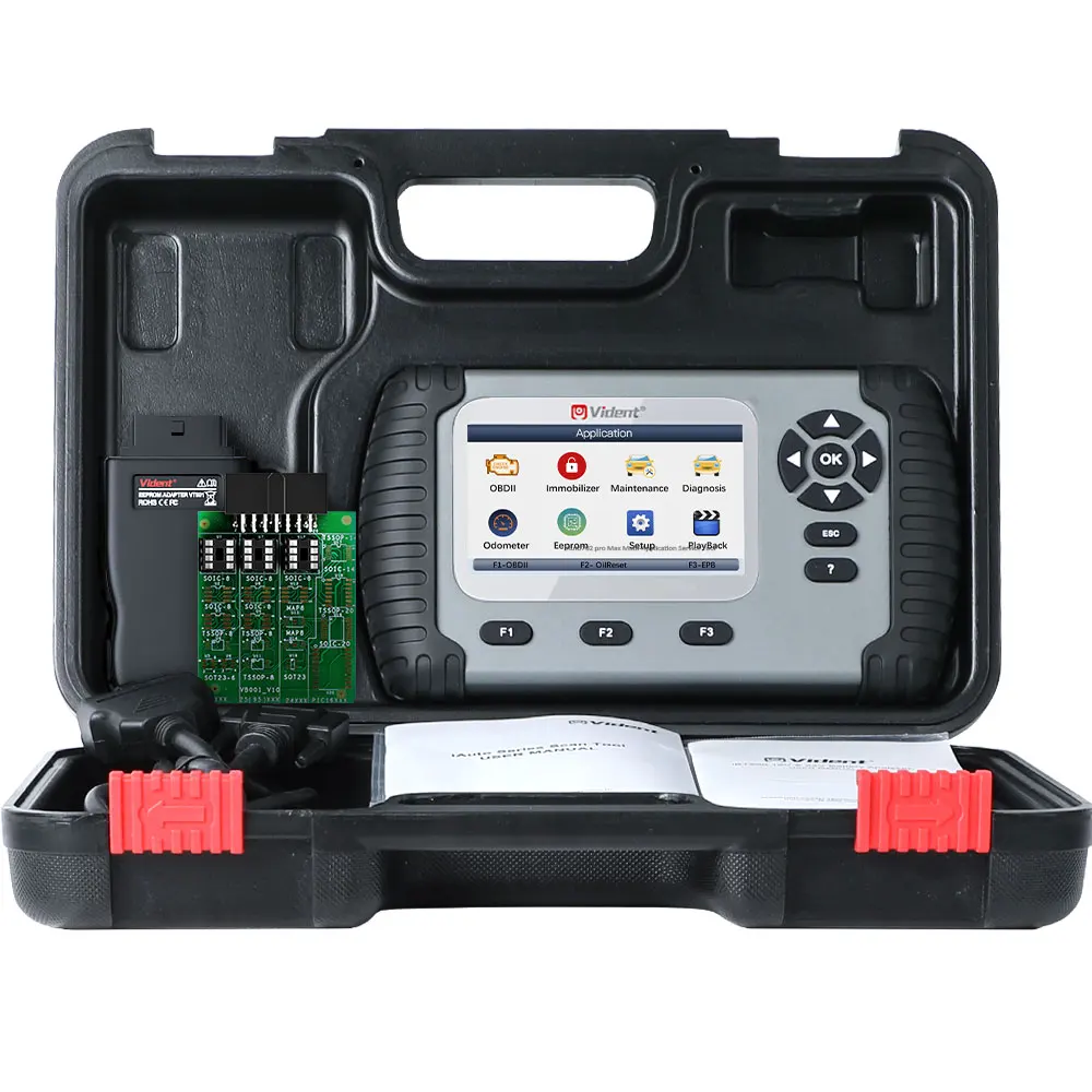 Vident IAuto702 Pro MAX OBD2 Scanner Automotive Diagnostic Tool All System Active Test Code Reader Key Coding Tool 1 Year Cars