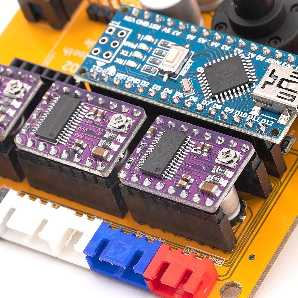 BACHINMAKER New Product Pcb 2axis Circuit Control Board for Laser Engraving Machine and Writing Electrical Controller Panel