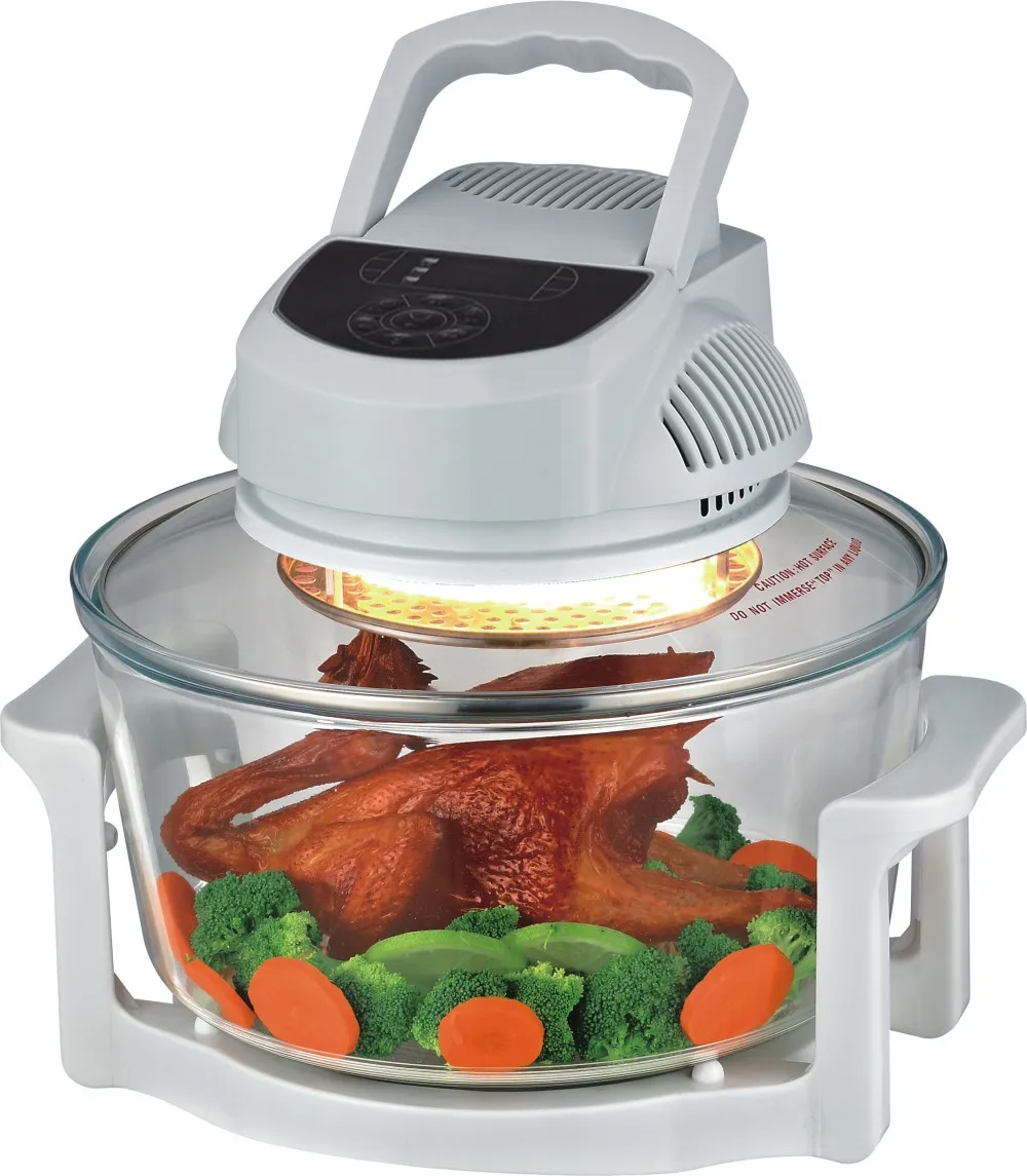 12L electric digital control multi-purpose halogen infrared turbo air convection oven