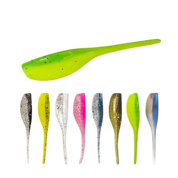 1g 5cm Needle Tail Soft Plastics Lures Jig Soft Plastic Fishing Lure Saltwater Freshwater Fish Bionic Bait – Soft Lure – view 2