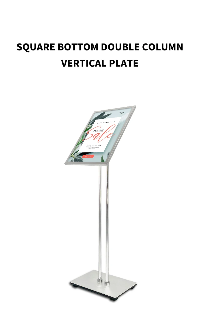 Wholesale menu stand a3 poster display floor stand a4 adjustable paper holder