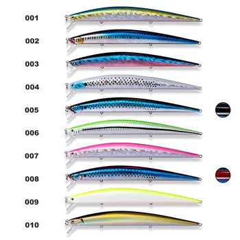 CHEERY Lure Big Minnow Floating Stainless Steel Artificial Hard Bait with VMC HooksEffective for Bass Snakehead Sander – Minnow – view 4