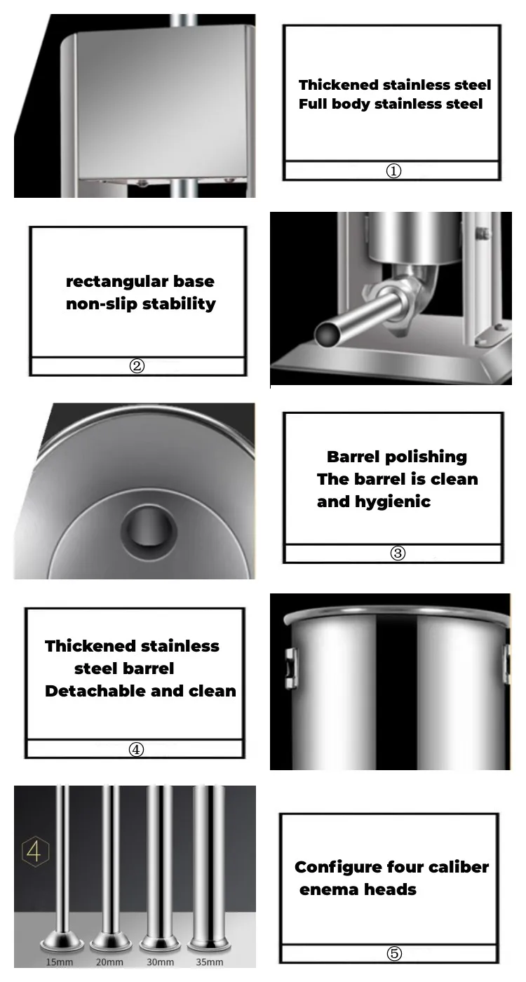 Semi Automatic Saucisson sausage Making Machine automatic Filler