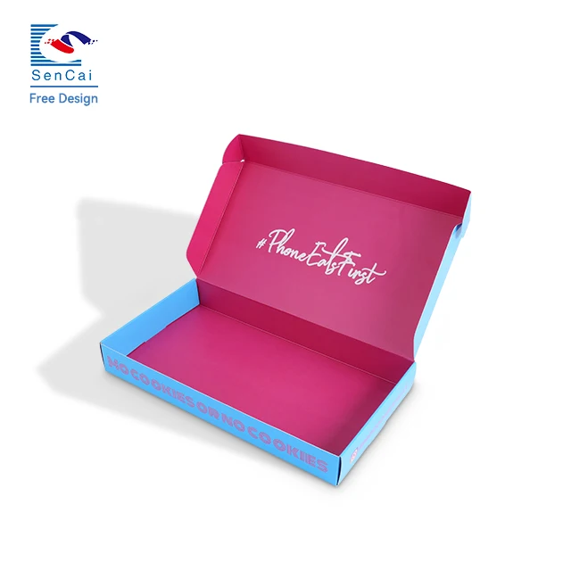 Factory Price Customized Eco friendly Material Donuts Cookie Packaging Art Paper Shipping Corrugated Box details