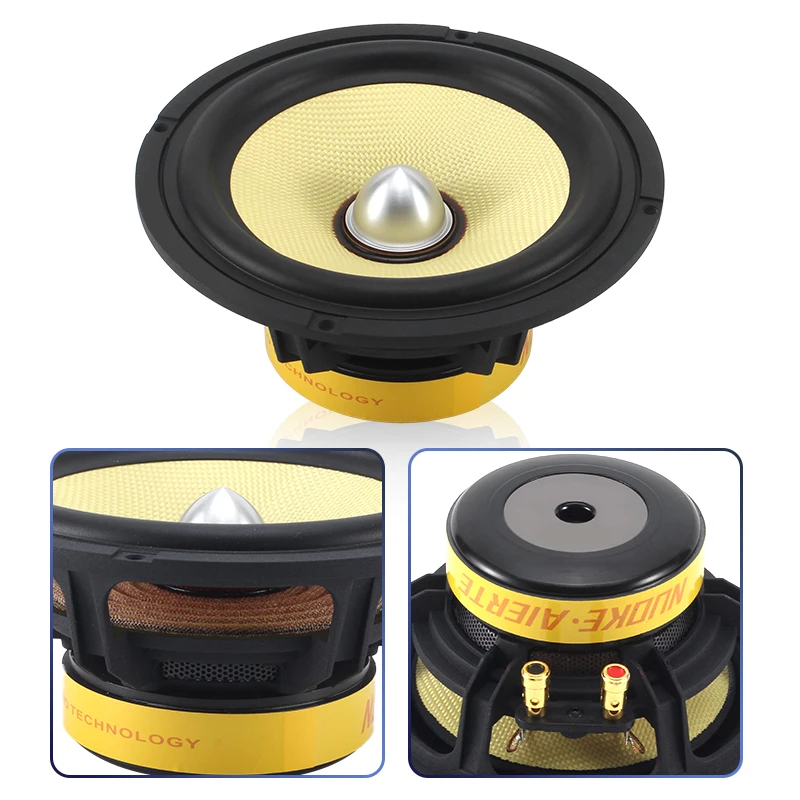 Car Audio System 300Watts Peak Power 4ohms Horn  3way Car Component  Speaker Full Range Aluminum Basket