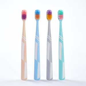 Wholesale Personalized Soft Bristled Nylon Plastic Adult Toothbrushes Biodegradable Disposable for Home Use Chinese Suppliers