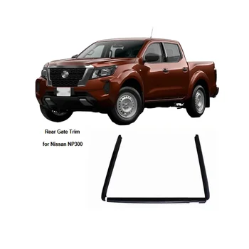 Hot sell Car accessories Rear Gate trim  rail guard Cap protector tail gate cover for Nissan Frontier Navara NP300