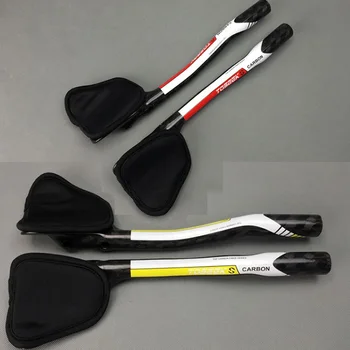 ロードバイク用エアロバーハンドルバー カーボン製MTBレストハンドル