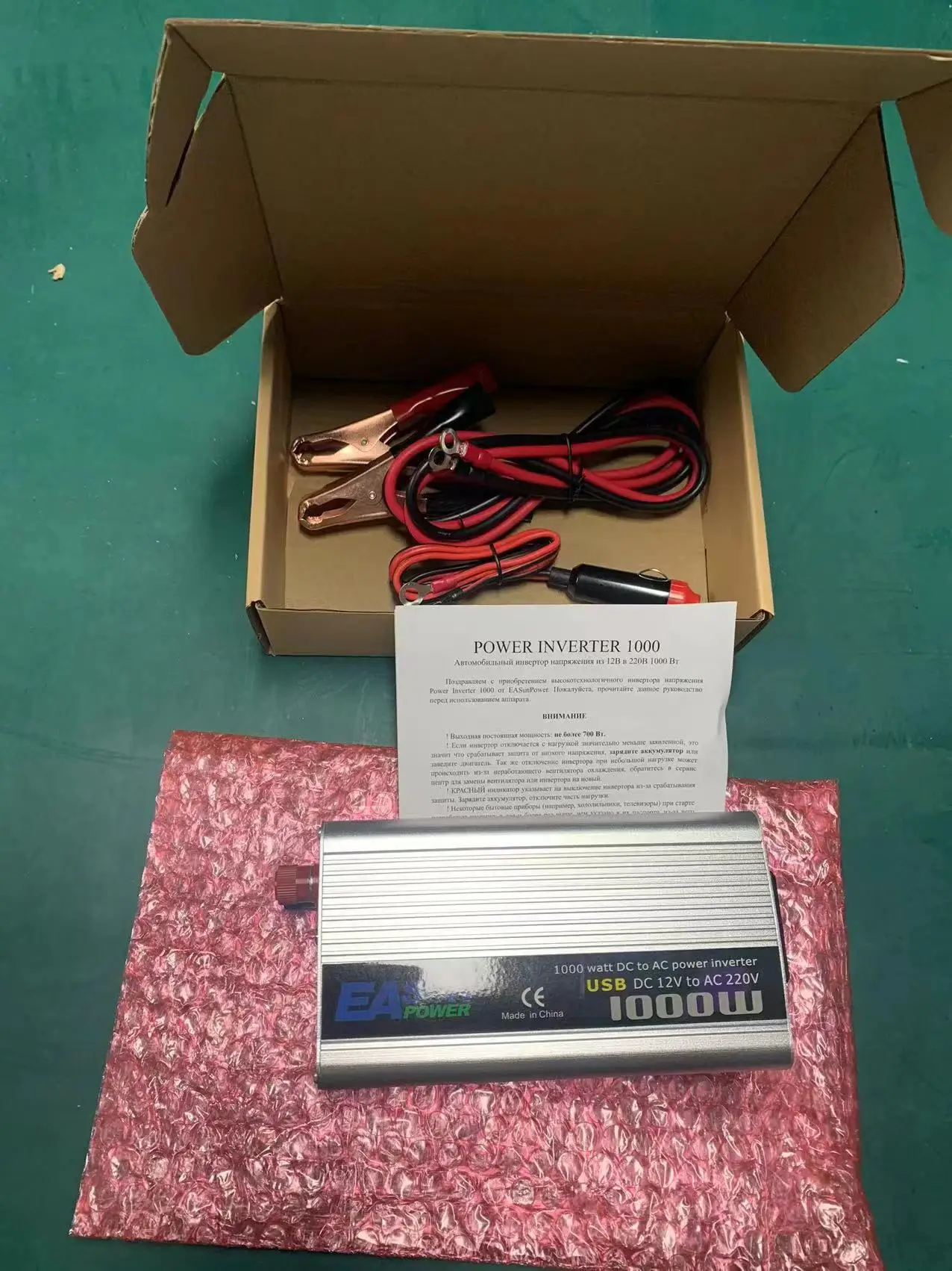 EAsun Power Modified Sine Wave Car Inverter 200w 1000w 2000w Dc to Ac Power Inverter 12v 220v Power Inverter 12V 24V with USB