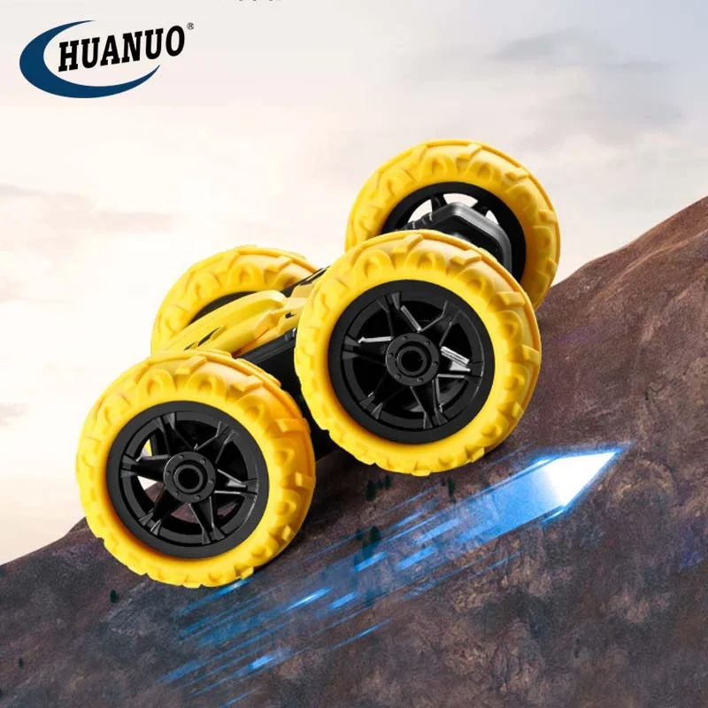 Double Sided Rc Car 2.4GHz 4WD Butterfly Swing Arm Rotating Rc Stunt Twist Car Toys with Lights&Music