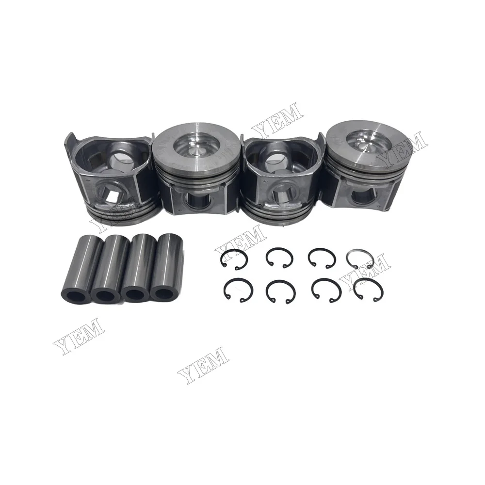 4set V2607 V2607-T-DI V2607-T Piston Kit w Ring Set for Kubota Engine 1J700-2111 3