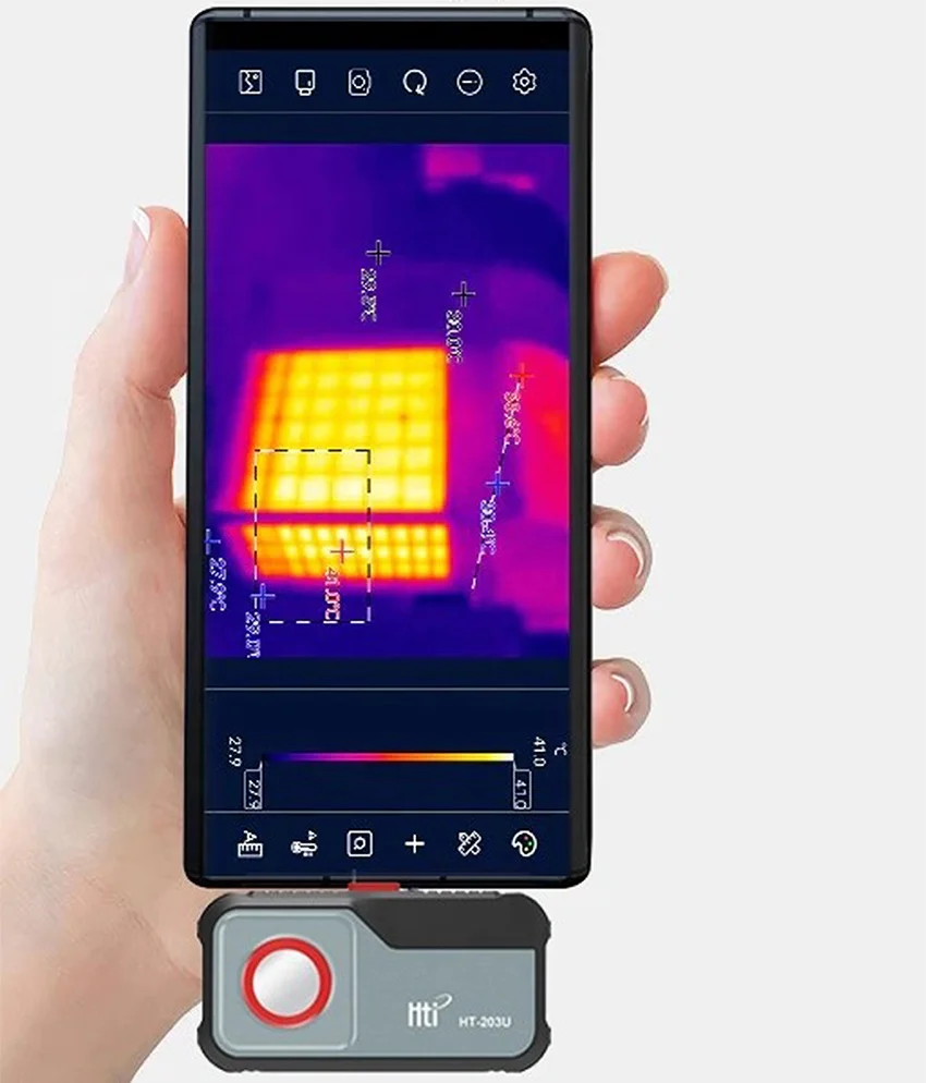 550C Temp 256 X 192 Resolution Thermal Imager USB Android Smartphone Type C Thermal Camera for Phone