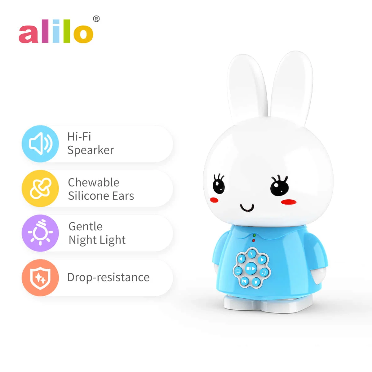 Alilo G6 Sweet Honey Bunny Brinquedos para Crianças Leitor de Música para Crianças Máquina de Aprendizagem Inteligente Brinquedo