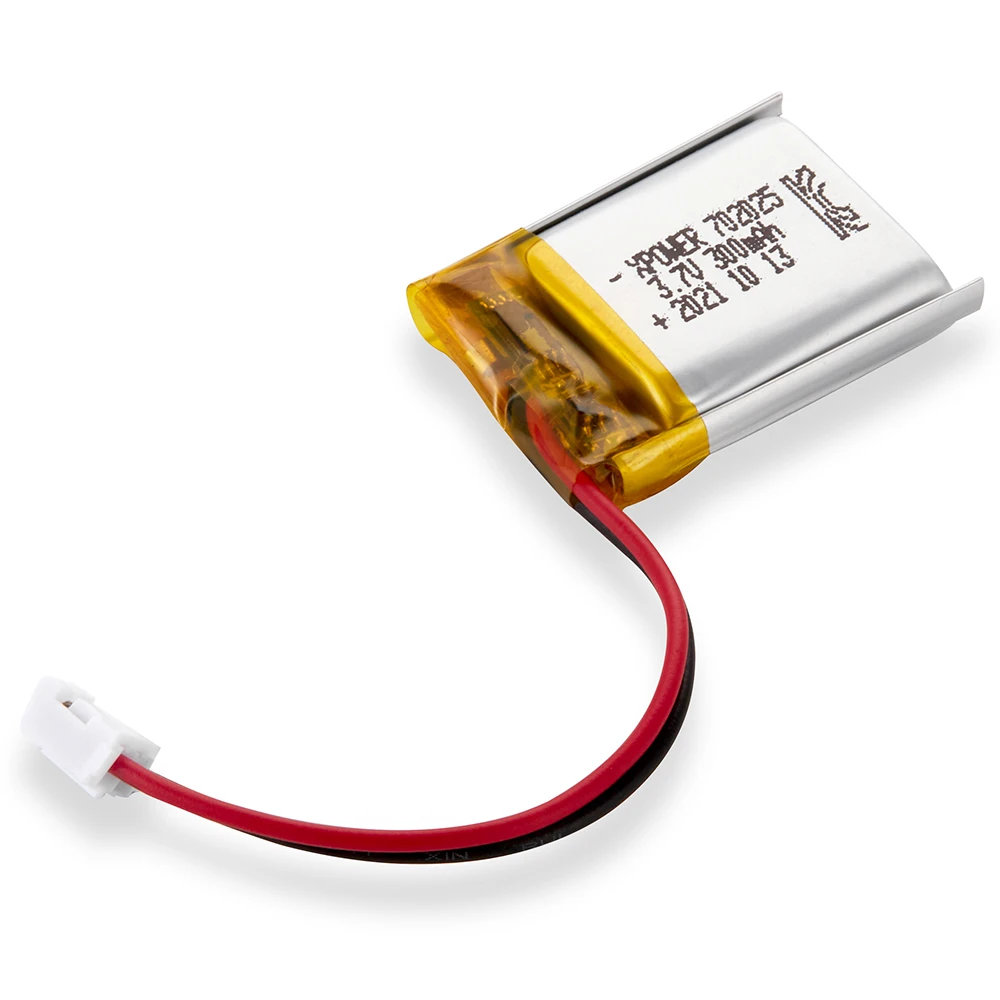 3.7v 300mah 702025 High Density Lithium Ion Polymer Battery For Electric Shaver