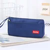 Labeled pencil case navy blue