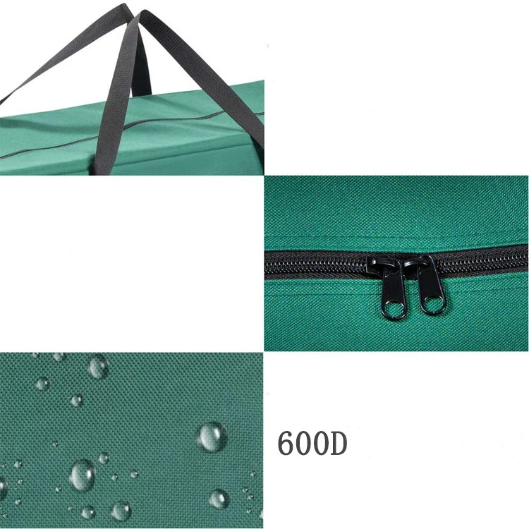 Oxford Cloth Green Color Christmas Tree Storage Bag factory