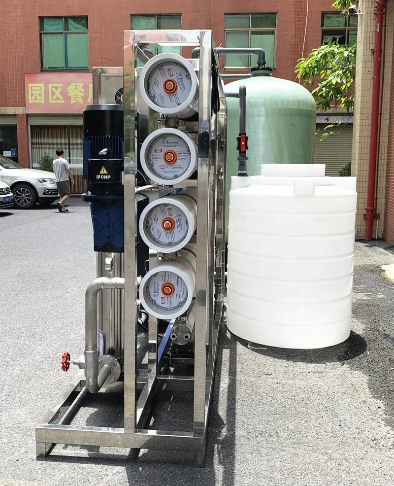 8000L/H Borewell salt Water Treatment System Plant Brine Reverse Osmosis Water Purifier Machine for Agriculture/farm