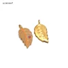 Beige Leaf Ladybug Charm