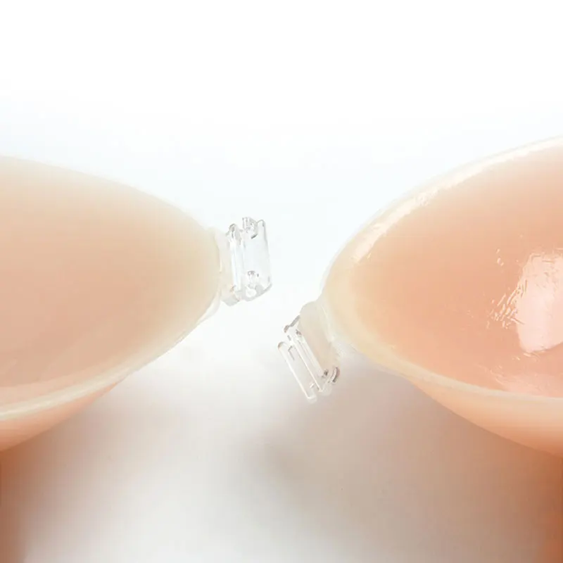 JOGOGO Wholesale Customize Women Sexy Nude Plus Size Cup Bra Invisible Self Adhesive Backless Strapless Silicone Bra