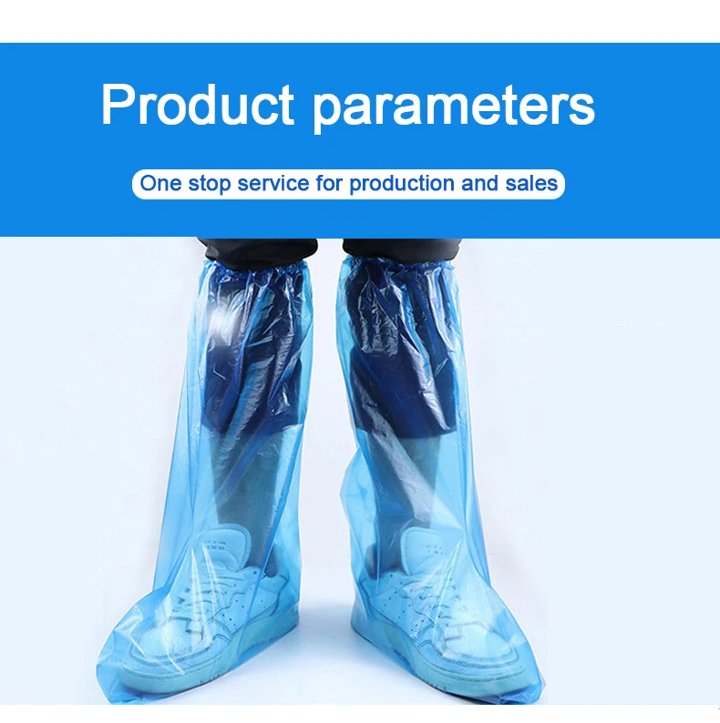 Farm Booties For Shoes Covers Long Disposable Shoe Covers Pe Boots Children Rain Gaiters Boot