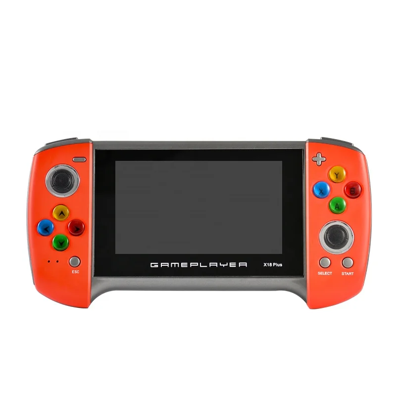 New X18 Plus 4.3 Inch Handheld Game Console - Portable Retro