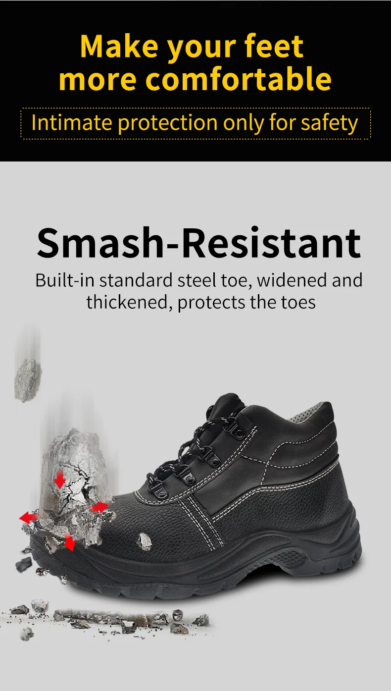 Zapatos De Trabajo Factory Price Black Low Cut Cow Split Leather Work ...