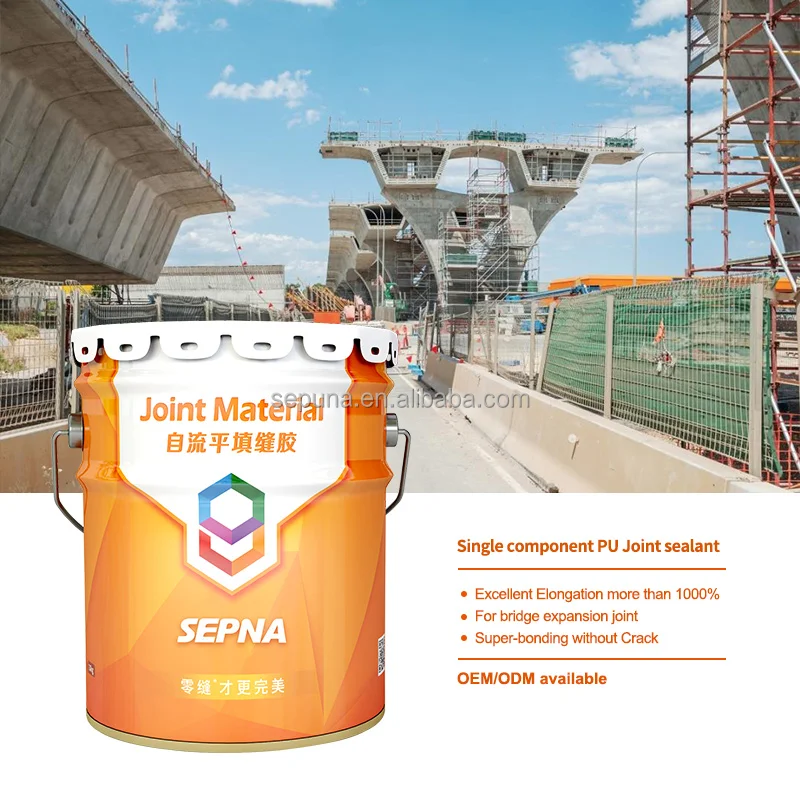 PU One Package Liquid Modified Siloxane Construction Sealing Gum for Filling Concrete Joints Airport Runway Tunnel Wall Pipe