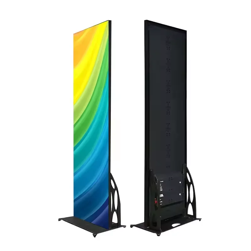 Factory Direct Supermarket Portable P2 Indoor Digital Signage Poster LED Screen Advertising LED Poster Media Display