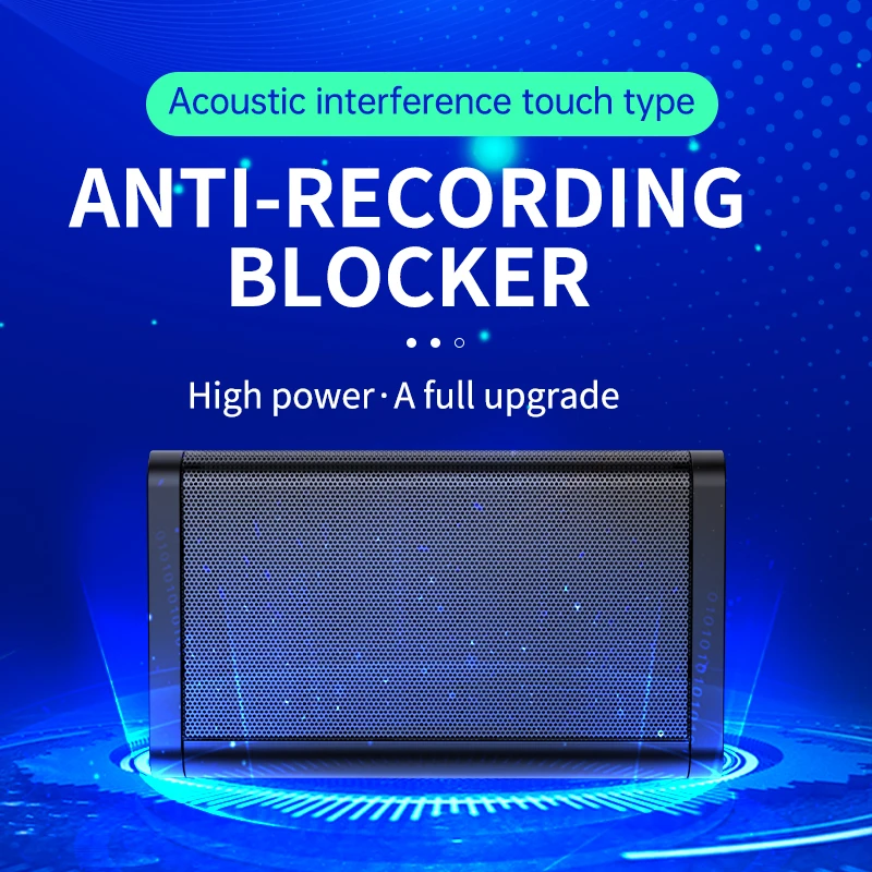 F11 Upgraded Anti-recording Device Audio Recording Blocker White Noise to Prevent Eavesdropping