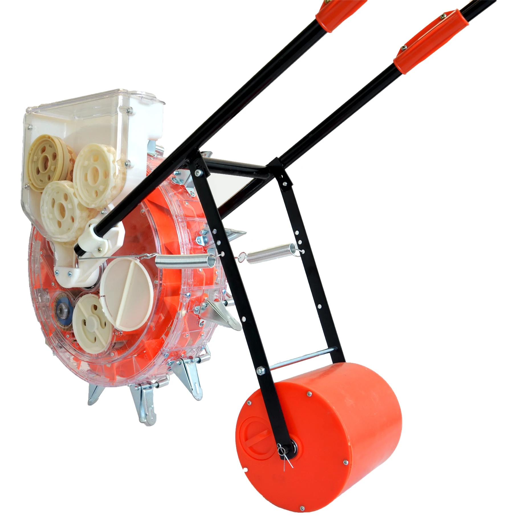 Hand Push Corn Seeder Transparent Plantadeira Agricultural Equipment for Farming Manual Seeders Maize Seeder Tools