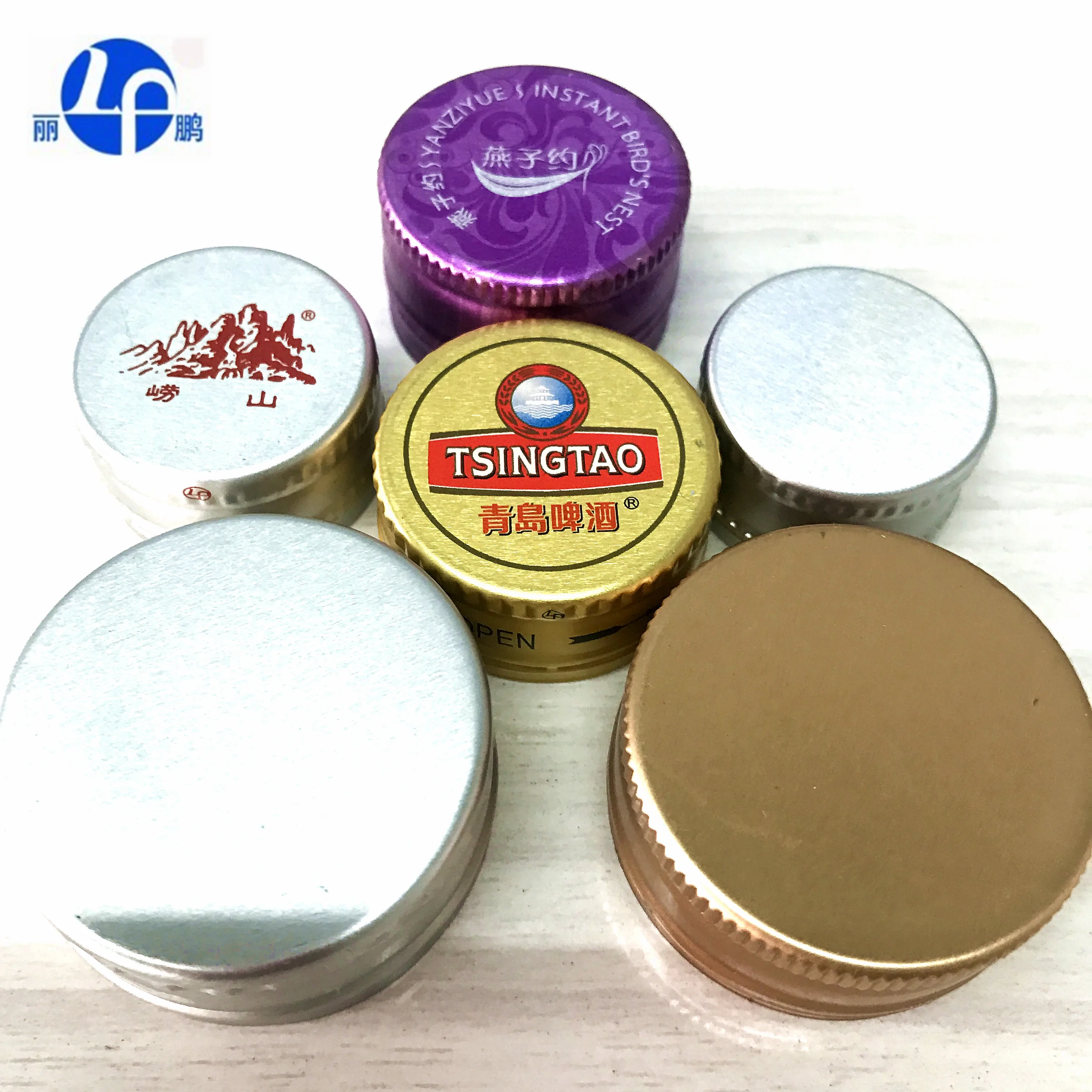 r64 aluminum metal ropp screw cap for carbonated drink