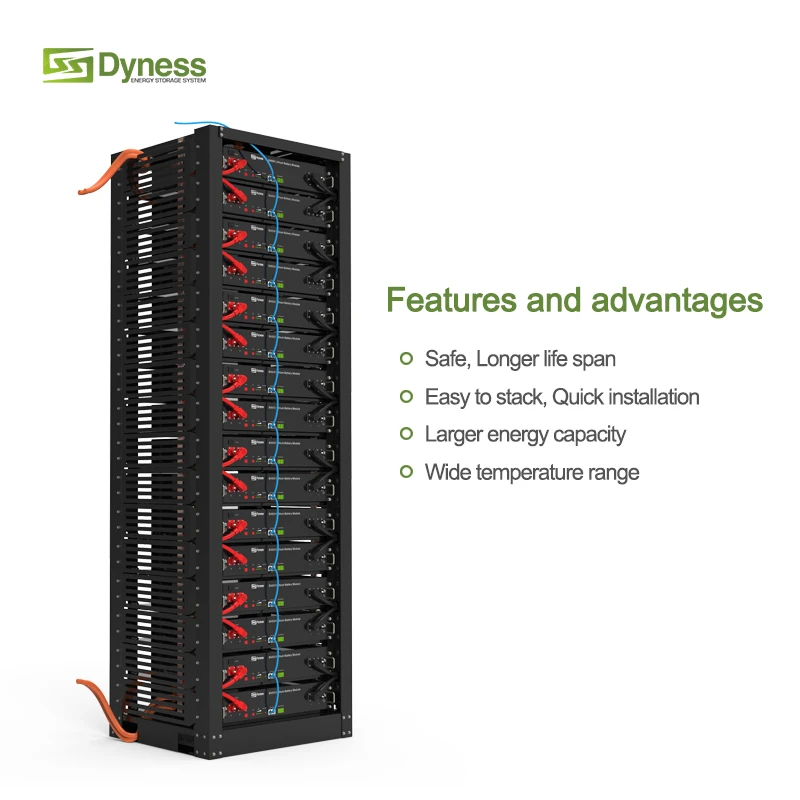 Dyness Lv1 48v Rear Rack Lithium Battery 48v 50ah Battery Module Rack Mounted  48v 500ah Server Rack Energy Storage System