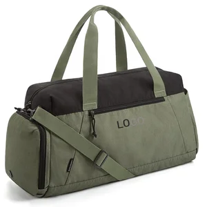 Custom Carry on Fitness Yoga Gym Tote Bag with Wet Compartment Waterproof Cabin Baggage Travel & Weekend Bag with Shoulder Strap