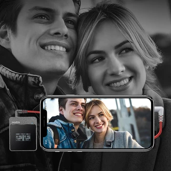 Godox MoveLink M1 M2 Wireless Lavalier Microphone Transmitter Receiver for Phone DSLR Camera Smartphone 2.4GHz Wireless Mic detail image