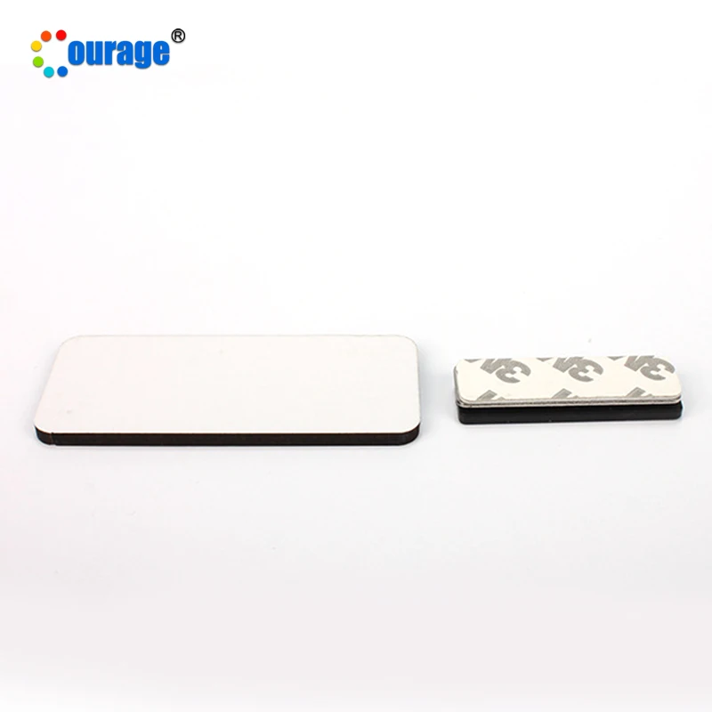 Courage Sublimation Blanks Mdf Digital Name Tag Badge Magnetic ID Name Tags Blank Magnet